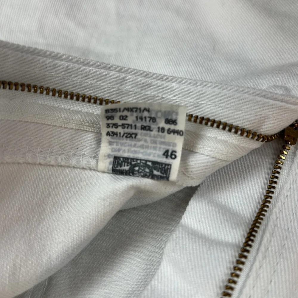 Vintage Lee White High Waisted Bermuda Dad Shorts Size 18 - Picture 10 of 10